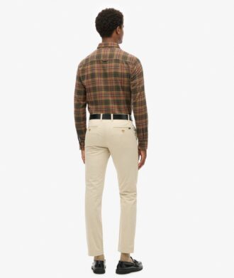 Pantalones chinos elásticos ajustados