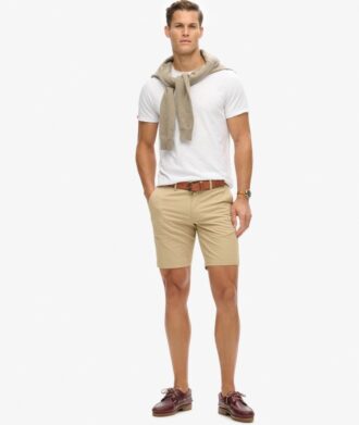 Pantalones cortos chinos elásticos