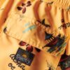 Pantalones cortos de 43 cm con estampado hawaiano reciclado