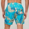 Pantalones cortos de 43 cm con estampado hawaiano reciclado