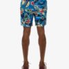 Pantalones cortos de 43 cm con estampado hawaiano reciclado