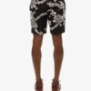 Pantalones cortos de 43 cm con estampado hawaiano reciclado