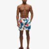 Pantalones cortos de 43 cm con estampado hawaiano reciclado