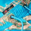 Pantalones cortos de 43 cm con estampado hawaiano reciclado
