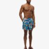 Pantalones cortos de 43 cm con estampado hawaiano reciclado