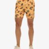 Pantalones cortos de 43 cm con estampado hawaiano reciclado