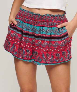 Pantalones cortos de playa con fruncidos