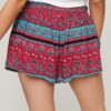 Pantalones cortos de playa con fruncidos