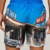 Pantalones cortos fotográficos reciclados de 43 cm