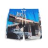Pantalones cortos fotográficos reciclados de 43 cm
