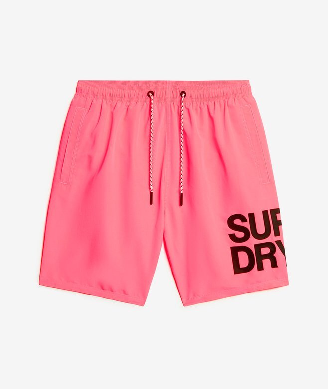 Pantalones cortos reciclados de 17 pulgadas con logotipo de ropa deportiva