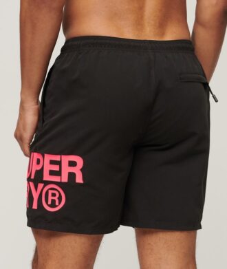 Pantalones cortos reciclados de 17 pulgadas con logotipo de ropa deportiva