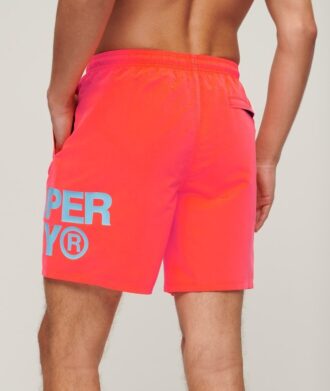 Pantalones cortos reciclados de 17 pulgadas con logotipo de ropa deportiva