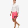 Pantalones cortos reciclados de 17 pulgadas con logotipo de ropa deportiva