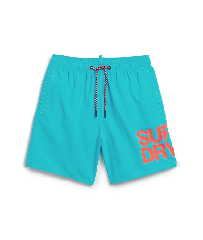 Pantalones cortos reciclados de 17 pulgadas con logotipo de ropa deportiva