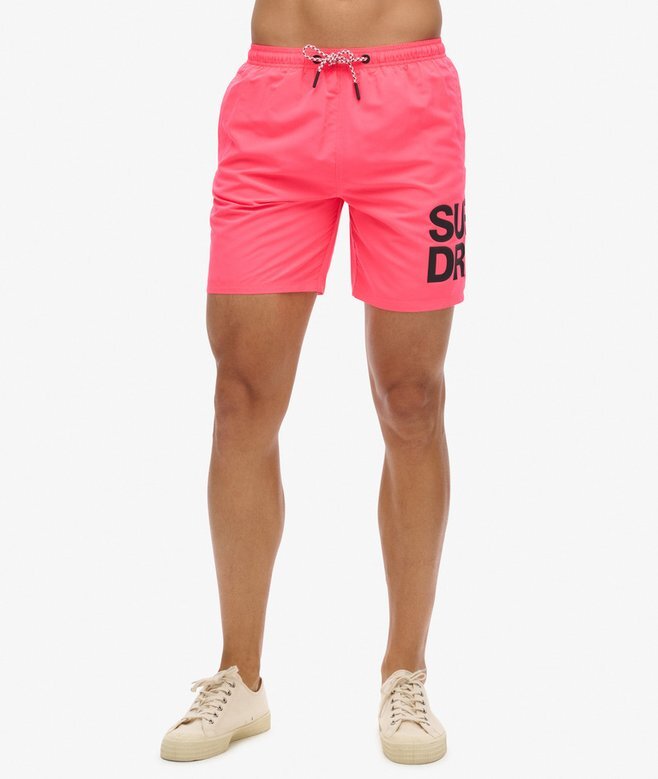 Pantalones cortos reciclados de 17 pulgadas con logotipo de ropa deportiva