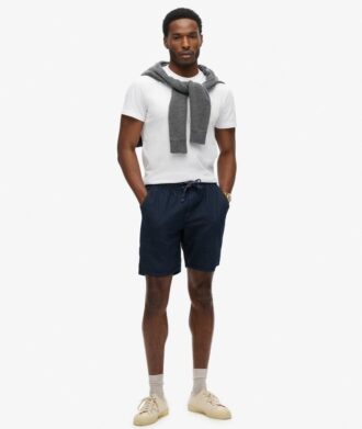 Pantalones cortos tipo bermudas con lunares índigo