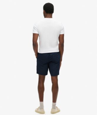 Pantalones cortos tipo bermudas con lunares índigo