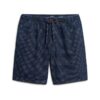 Pantalones cortos tipo bermudas con lunares índigo