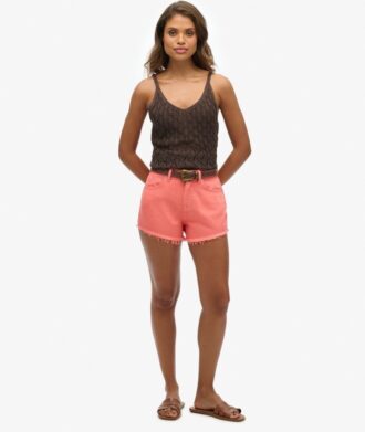 Pantalones cortos vaqueros de talle alto