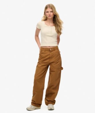 Pantalones de carpintero anchos Vintage de Organic Cotton