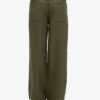 Pantalones de lino de talle bajo