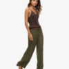 Pantalones de lino de talle bajo