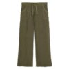 Pantalones de lino de talle bajo
