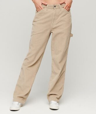 Pantalones de pana estilo carpintero