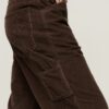 Pantalones de pana estilo carpintero