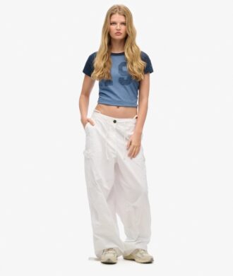 Pantalones holgados de paracaídas