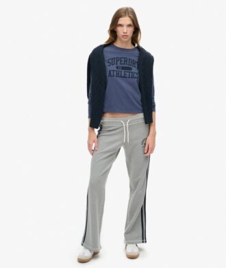 Pantalones jogger acampanados a rayas Athletic Essentials