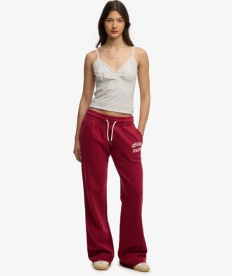Pantalones jogger acampanados de talle bajo Athletic Essentials