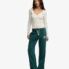 Pantalones jogger acampanados de talle bajo Athletic Essentials