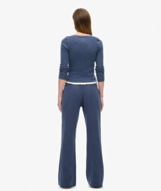 Pantalones jogger acampanados de talle bajo Athletic Essentials