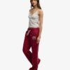 Pantalones jogger acampanados de talle bajo Athletic Essentials