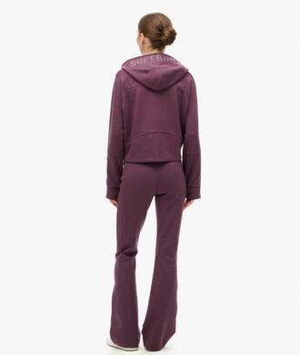 Pantalones jogger acampanados de talle bajo Sport Tech