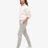 Pantalones jogger ajustados con logotipo metálico de lujo