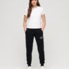 Pantalones jogger ajustados con logotipo metálico de lujo