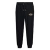 Pantalones jogger ajustados con logotipo metálico de lujo