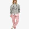 Pantalones jogger con estampado gráfico y lavado Vintage de Athletic Essentials