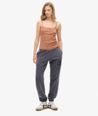 Pantalones jogger con estampado gráfico y lavado Vintage de Athletic Essentials