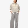 Pantalones jogger rectos con lavado Vintage