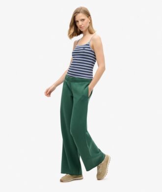 Pantalones jogger rectos con lavado Vintage