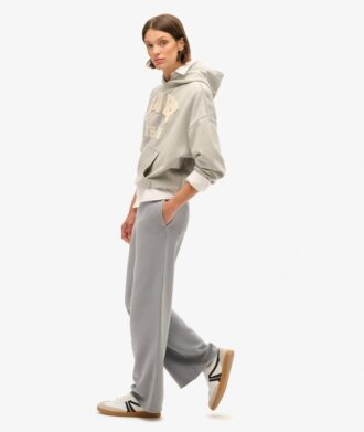 Pantalones jogger rectos con lavado Vintage