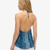 Partes de arriba halter estampadas de playa