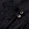Partes de arriba sin mangas de encaje con cuello alto