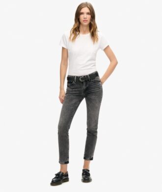 Slim Jeans de cintura media de Organic Cotton