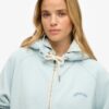 Sudadera con capucha, cremallera y mangas raglán oversize con el logotipo Essential