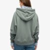 Sudadera con capucha, cremallera y mangas raglán oversize con el logotipo Essential